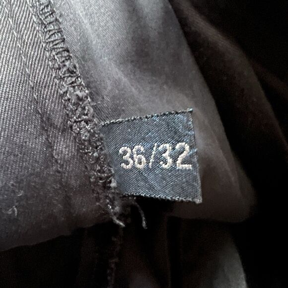 Polo Ralph Lauren Pants Navy Chino Cotton Flat Front Straight Leg Men's 36x32 - Picture 3 of 5